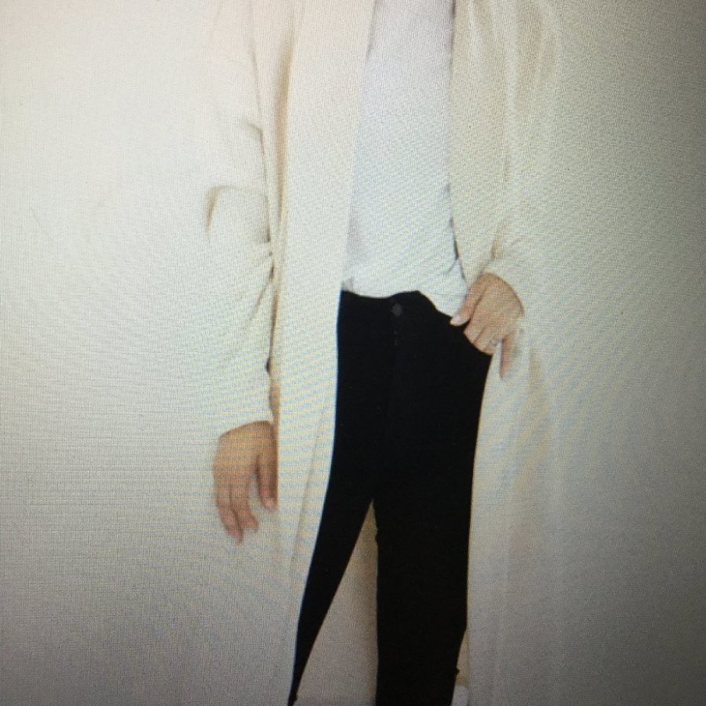 New   with tags PRIV  open front long line   Cozy Coatigan cream in color